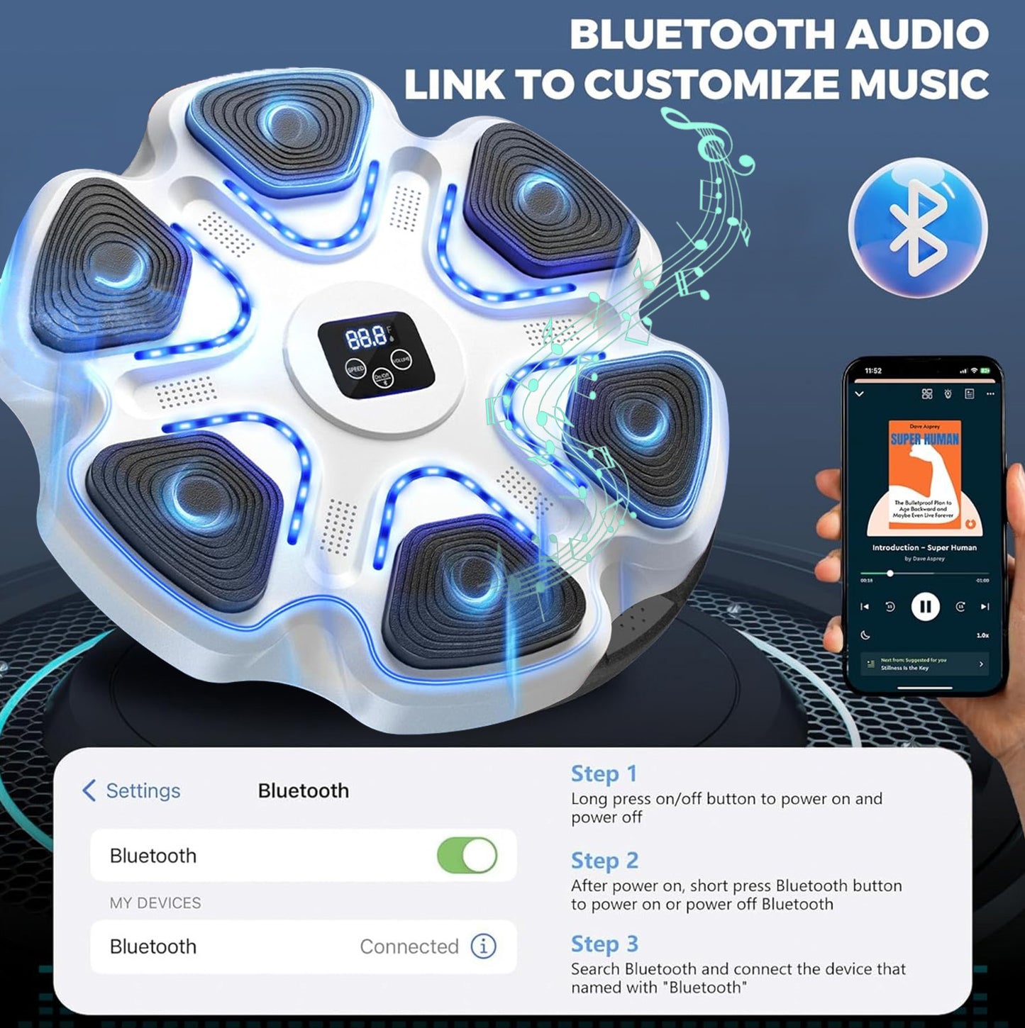 Bluetooth Music Boxing Machine